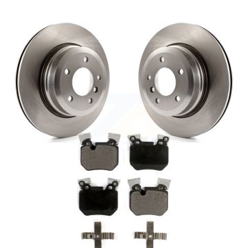 Rear Disc Brake Rotors And Ceramic Pads Kit For BMW 135i 135is K8T-102016
