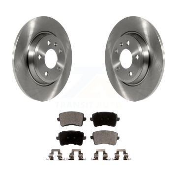 Rear Disc Brake Rotors And Ceramic Pads Kit For Audi Q5 A4 Quattro A5 allroad S5 K8T-102018