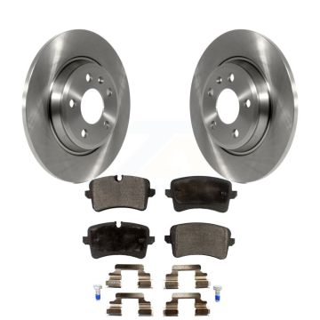 Rear Disc Brake Rotors And Ceramic Pads Kit For Audi A7 Quattro A6 K8T-102019