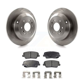 Rear Disc Brake Rotors And Ceramic Pads Kit For 2009-2011 Kia Borrego K8T-102026