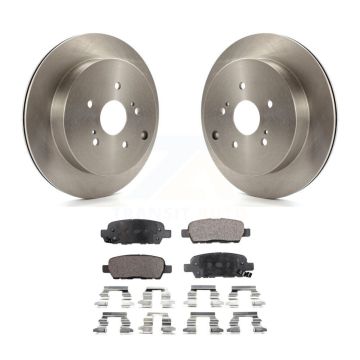 Rear Disc Brake Rotors And Ceramic Pads Kit For 2009-2013 Suzuki Grand Vitara K8T-102028
