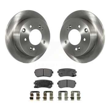 Rear Disc Brake Rotors And Ceramic Pads Kit For Kia Forte Koup Forte5 K8T-102029