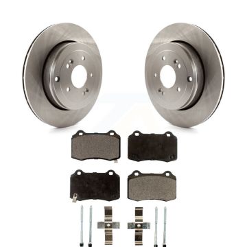 Rear Disc Brake Rotors And Ceramic Pads Kit For Hyundai Genesis Coupe K8T-102032