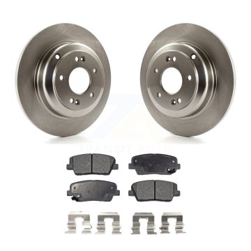 Rear Disc Brake Rotors And Ceramic Pads Kit For Hyundai Genesis Coupe K8T-102033