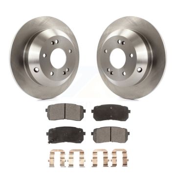 Rear Disc Brake Rotors And Ceramic Pads Kit For 2015-2021 Kia Sedona K8T-102037