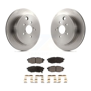 Rear Disc Brake Rotors Ceramic Pad Kit For Subaru Outback Legacy BRZ Scion FR-S Toyota 86 K8T-102038