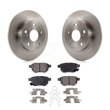 Rear Disc Brake Rotors And Ceramic Pads Kit For 2011-2016 Scion tC K8T-102045