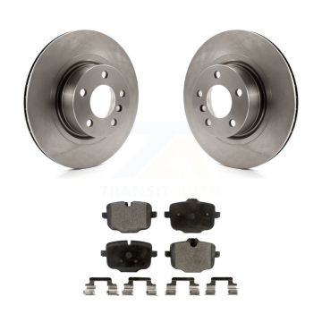 Rear Disc Brake Rotors And Ceramic Pads Kit For 2012 BMW X3 From 10 11 K8T-102056