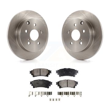Rear Disc Brake Rotors And Ceramic Pads Kit For Toyota Prius V Mirai K8T-102061