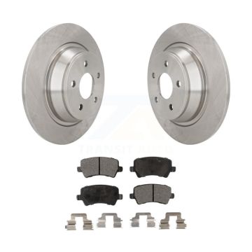 Rear Disc Brake Rotors And Ceramic Pads Kit For 2012-2015 Land Rover Range Evoque K8T-102062