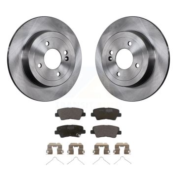 Rear Disc Brake Rotors And Ceramic Pads Kit For Kia Rio Hyundai Accent K8T-102073