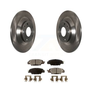 Rear Disc Brake Rotors And Ceramic Pads Kit For 2016-2024 Mazda CX-5 K8T-102078
