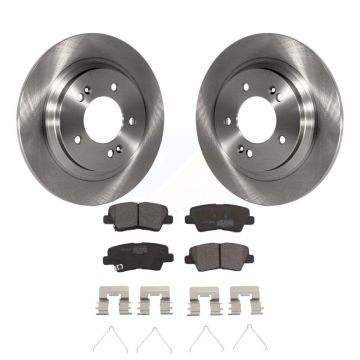 Rear Brake Rotors Ceramic Pad Kit For Hyundai Kia Sonata Elantra GT Optima Forte5 Soul EV K8T-102081