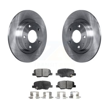 Rear Disc Brake Rotors And Ceramic Pads Kit For 2014-2015 Mazda 6 K8T-102082