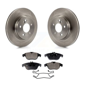 Rear Disc Brake Rotors And Ceramic Pads Kit For Mercedes-Benz C300 C350 E350 C250 E550 K8T-102089