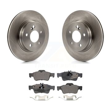 Rear Brake Rotors & Ceramic Pad Kit For Mercedes-Benz E550 With 300mm Diameter Rotor K8T-102090