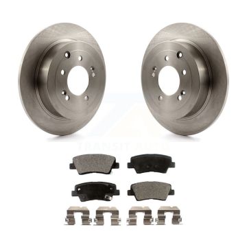 Rear Disc Brake Rotors And Ceramic Pads Kit For Hyundai Tucson Kia Sportage K8T-102106