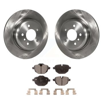Rear Disc Brake Rotors And Ceramic Pads Kit For BMW 535i xDrive 528i 535d ActiveHybrid 5 K8T-102109