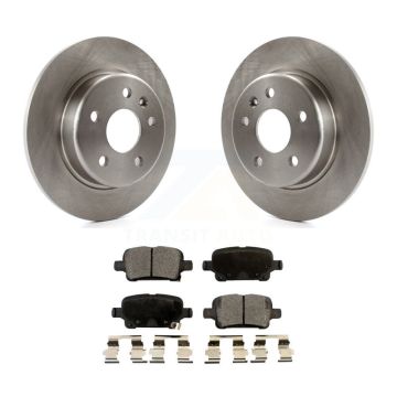 Rear Disc Brake Rotors And Ceramic Pads Kit For Chevrolet Cruze Bolt EV Volt EUV K8T-102117