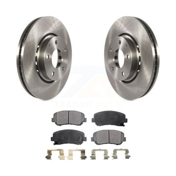 Front Disc Brake Rotors And Ceramic Pads Kit For Mazda CX-5 K8T-102524