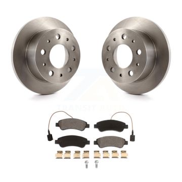 Rear Disc Brake Rotor & Ceramic Pad Kit For Ram ProMaster 2500 3500 1500 With Solid K8T-102528