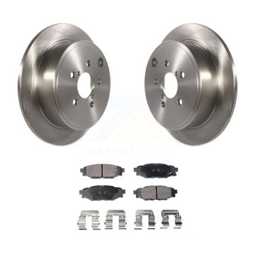 Rear Disc Brake Rotors And Ceramic Pads Kit For Subaru WRX K8T-102529