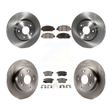 Front Rear Disc Brake Rotors And Ceramic Pads Kit For Honda Accord K8T-102568