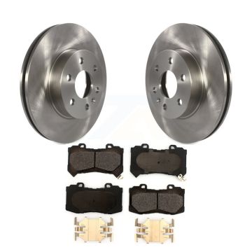 Front Disc Brake Rotors And Ceramic Pads Kit For 2015-2020 Chevrolet Colorado GMC Canyon K8T-102844