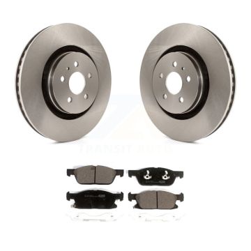 Front Disc Brake Rotors And Ceramic Pads Kit For Ford Fusion Lincoln MKZ Continental K8T-102846