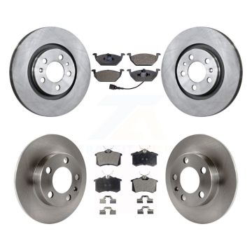 Front Rear Disc Brake Rotors And Ceramic Pads Kit For Volkswagen Beetle K8T-102862