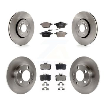Front Rear Disc Brake Rotors And Ceramic Pads Kit For Volkswagen Beetle K8T-102863