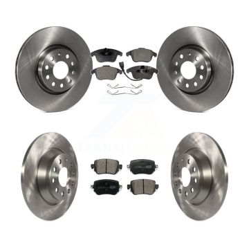 Front Rear Disc Brake Rotors And Ceramic Pads Kit For 2016-2018 Audi Q3 Quattro K8T-102867