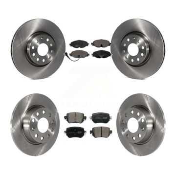 Front Rear Disc Brake Rotors And Ceramic Pads Kit For Volkswagen GTI Golf Alltrack Passat K8T-102871