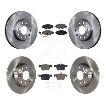 Front Rear Disc Brake Rotors & Ceramic Pad Kit For Volkswagen Taos Audi A3 Quattro e-Golf K8T-102873