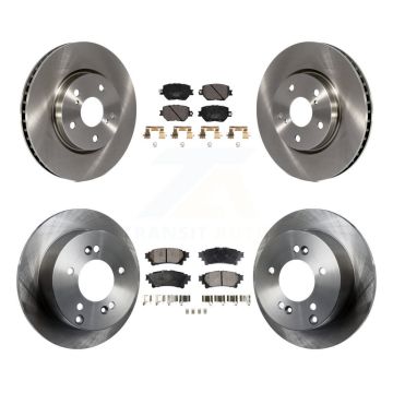 Front Rear Disc Brake Rotors And Ceramic Pads Kit For Lexus IS250 K8T-102878