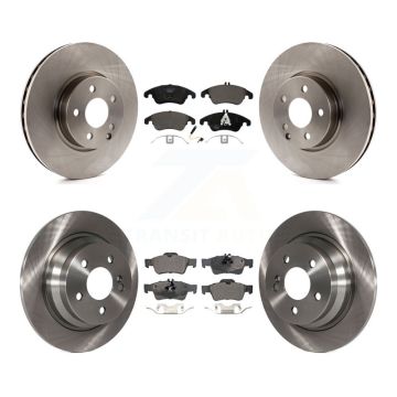 Front Rear Disc Brake Rotors And Ceramic Pads Kit For Mercedes-Benz E250 K8T-102881