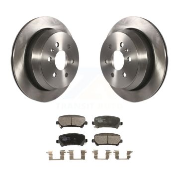 Rear Disc Brake Rotors And Ceramic Pads Kit For 2015-2020 Chevrolet Colorado GMC Canyon K8T-102977