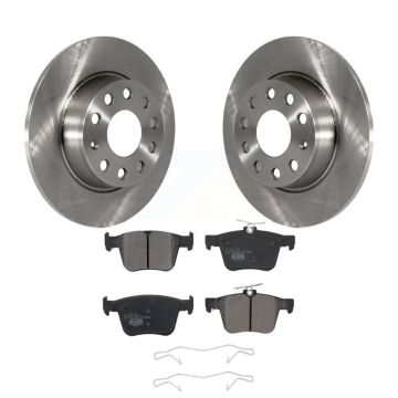 Rear Brake Rotors Ceramic Pad Kit For Volkswagen Taos Audi A3 Quattro e-Golf Sportback TT K8T-102984