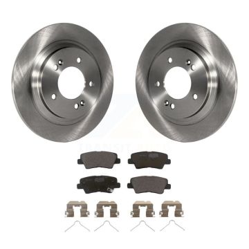 Rear Disc Brake Rotors And Ceramic Pads Kit For Hyundai Ioniq Kia Niro K8T-102988