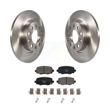 Rear Disc Brake Rotors And Ceramic Pads Kit For Jeep Renegade Fiat 500X K8T-102992