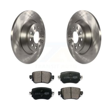 Rear Disc Brake Rotors And Ceramic Pads Kit For 2016-2018 Audi Q3 Quattro K8T-102994