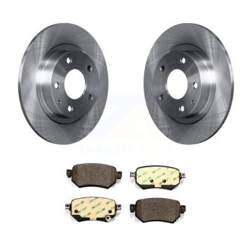 Rear Disc Brake Rotors And Ceramic Pads Kit For 2016-2021 Mazda 6 K8T-102995