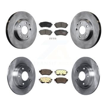 Front Rear Disc Brake Rotors And Ceramic Pads Kit For 2016-2018 Mazda 6 K8T-102996