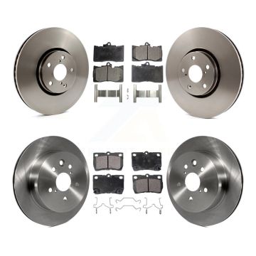 Front Rear Brake Rotor And Ceramic Pad Kit (6Pc) For Lexus IS350 GS350 GS450h GS430 GS460 K8T-103006