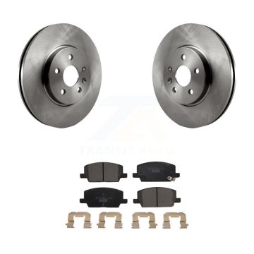 Front Disc Brake Rotors And Ceramic Pads Kit For Buick Encore Chevrolet Trax K8T-103013