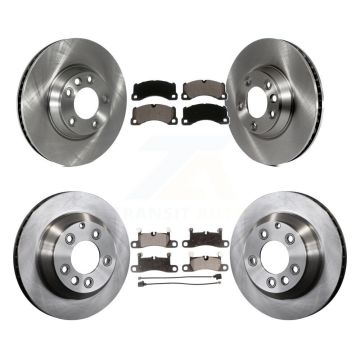 Front Rear Disc Brake Rotors And Ceramic Pads Kit (6Pc) For Porsche Cayenne K8T-103026