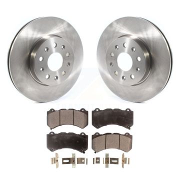 Front Disc Brake Rotors And Ceramic Pads Kit For Chevrolet Camaro LT LS K8T-103034