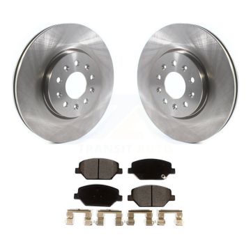 Front Brake Rotors Ceramic Pad Kit For Chevrolet Equinox GMC Terrain Buick Envision Regal K8T-103037
