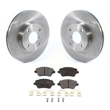 Front Disc Brake Rotors And Ceramic Pads Kit For 2014-2019 Ford Fiesta ST K8T-103040