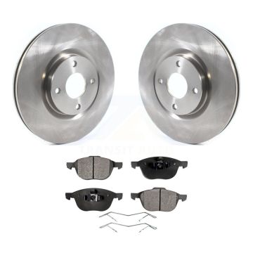 Front Disc Brake Rotors And Ceramic Pads Kit For 2018-2022 Ford EcoSport K8T-103041